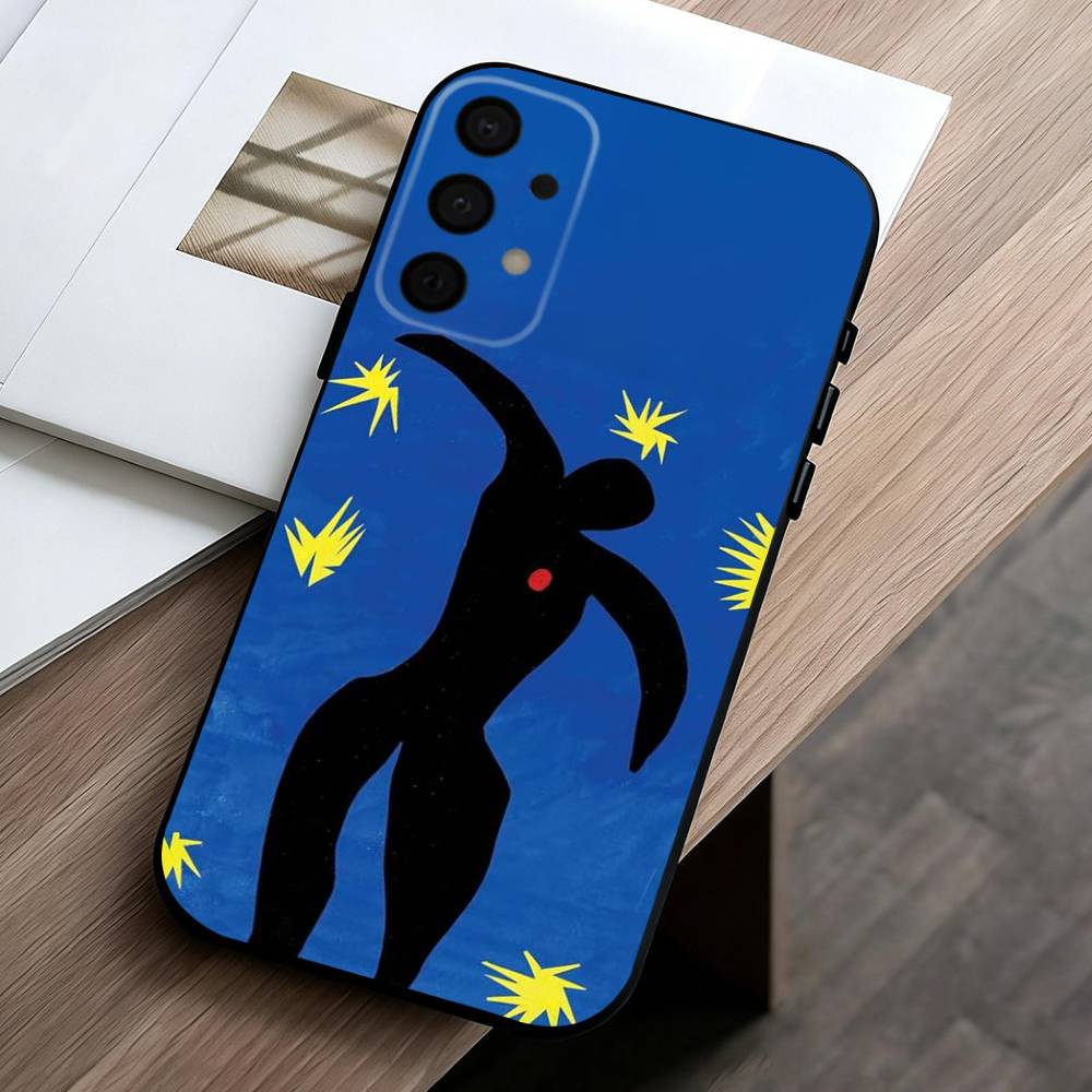 H-Henri M-Matisse Art PaI Phone Case For Samsung Galaxy A73,A72,A71,A70,A53,A52,A51,Others Soft Black Shell