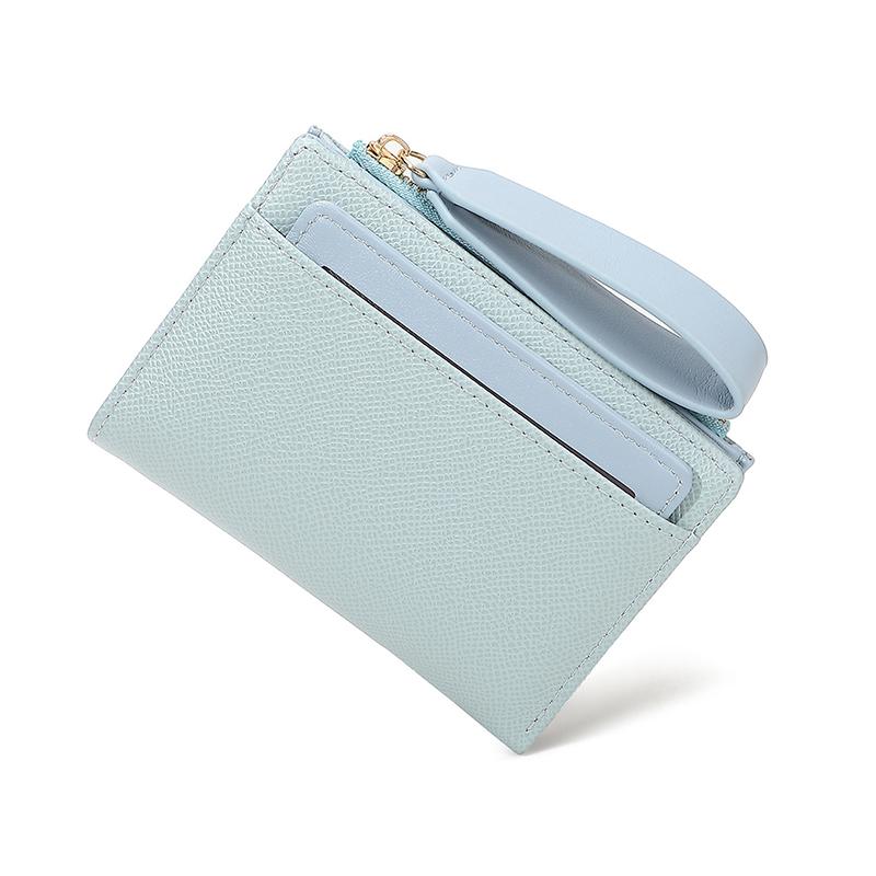 New Design Women'S Short Wallet With 8 Card Slots & Zipper Coin Pocket - Blocking Multi-Function Purse