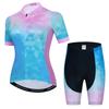 2025 Women's Cycling Jersey Set Summer Anti-Sweat Bicycle Clothing Kit Breathable Mountain Ladies Bike Clothes Cycling Suit