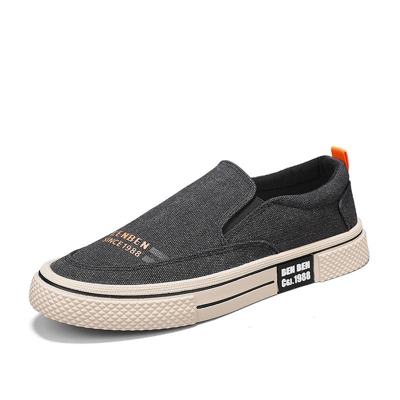 Classic Canvas Shoes Men Fashion Flat Sneakers Male Casual Men's Shoes Slip On Loafers Men Vulcanized Shoes For Men