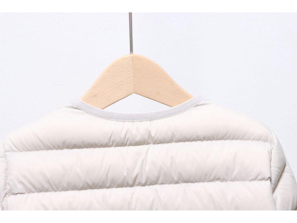 Dětská lehká péřová bunda: Chlapecká a dívčí školní uniforma, dlouhý rukáv, 90% prachové peří z bílé kachny, vnitřní vrstva pro střední a velké děti