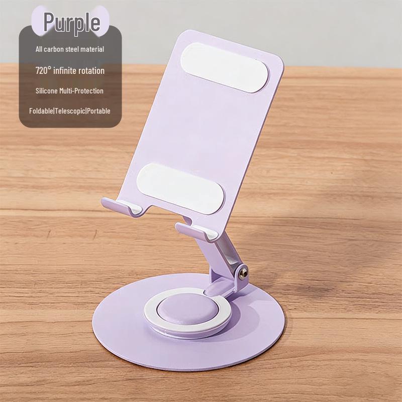 Rotatable Macaron Metal Phone & Tablet Stand with Custom Logo