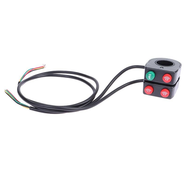 Motorcycle Atv 22Mm Handlebar Horn And Headlight Combination Switch Button Motor Switches Turn Signal Modification Accessories