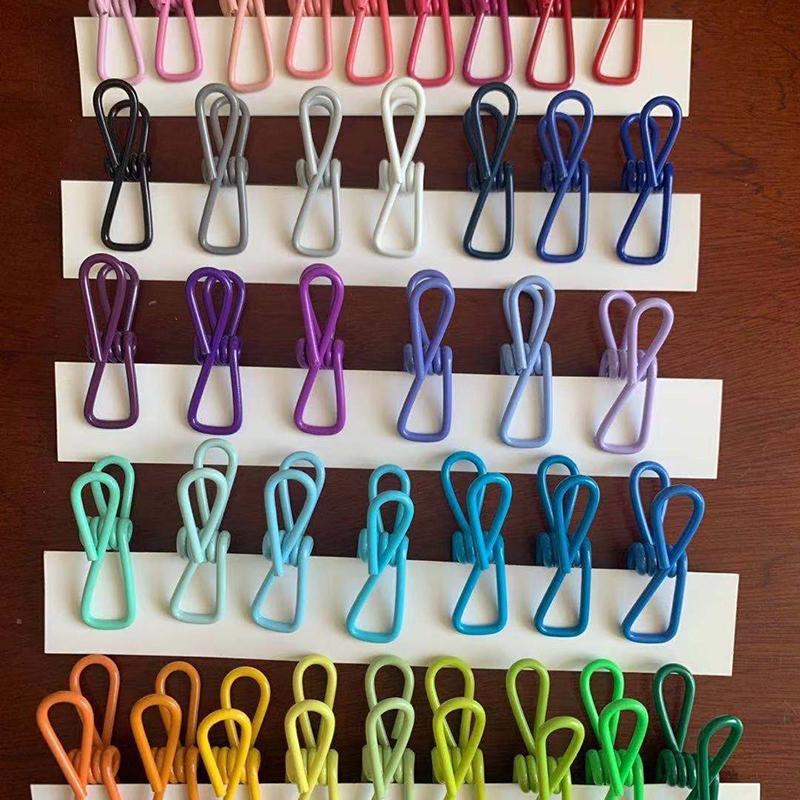 10 Pcs of Food Sealing Clips for Paper Clothes Drying Socks and Trousers Clothes Drying Clips Hats and Clothes Clips