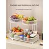 Jingyuheng Multi-layer Fruit Basket and Snack Tray with Tissue Box