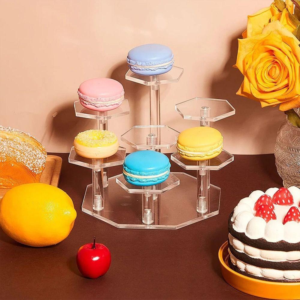 3/4/7 Position Toys Model Storage Rack Acrylic Dessert Display Stand  Collectibles