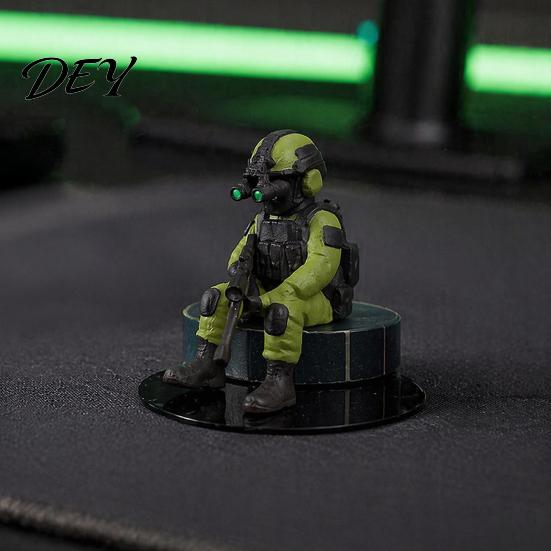 Collectible Military Figurine 3D Printed Soldier Desktop Figurine, Model, Miniature Action Figure Ornament for Home Office Car Decor And Lovers