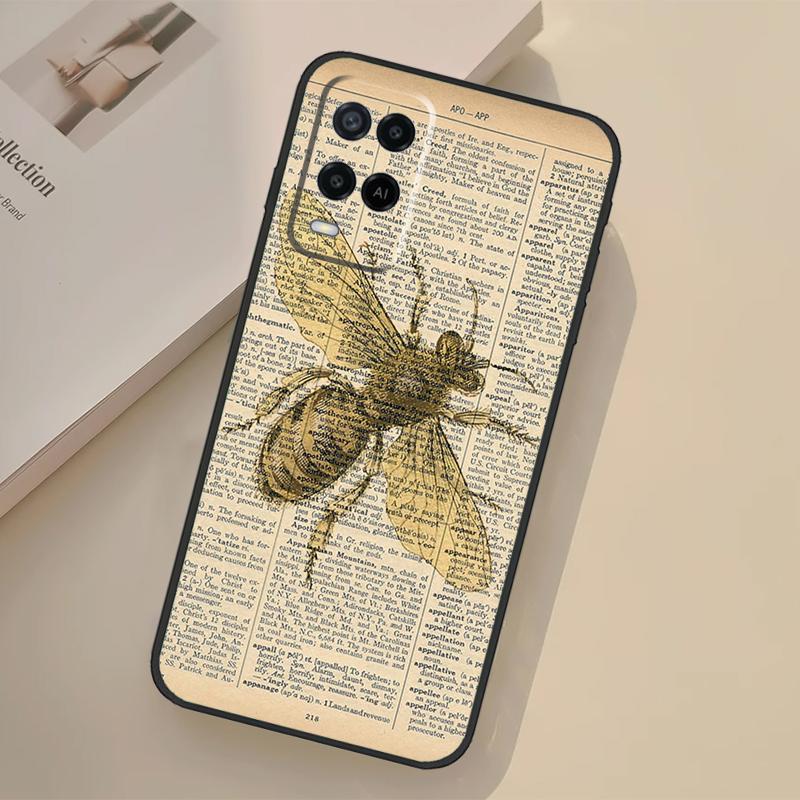 Bienenhonig Hülle Für Oppo A76 A96 A16 A17 A18 A60 A80 A40 A38 A58 A78 A98 A94 A74 A54 A15 A57 A77 A5 Pro