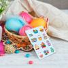 12 Easter Greeting Card Set, Easter Egg Bunny Fold With Envelope, Leave A Message Wishing Easter Card
