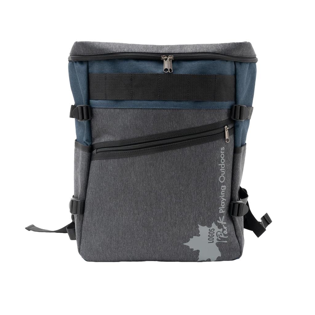 LOGOSPark Large Capacity Square Backpack Daypack for Outdoor and Freshmen Activities, Camping, School, Commuting, Men's