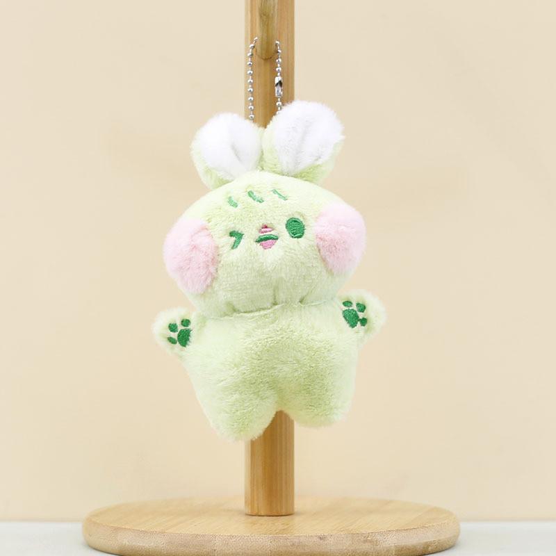 Charming Soft Bunny Plush Keychain Cuddly Rabbit Bag Ornament And Doll