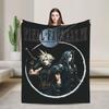 Final Fantasy VII Cloud Sephiroth Blanket Quality Warm Soft Throw Blanket Autumn Students Home Decor Novelty Bedspread