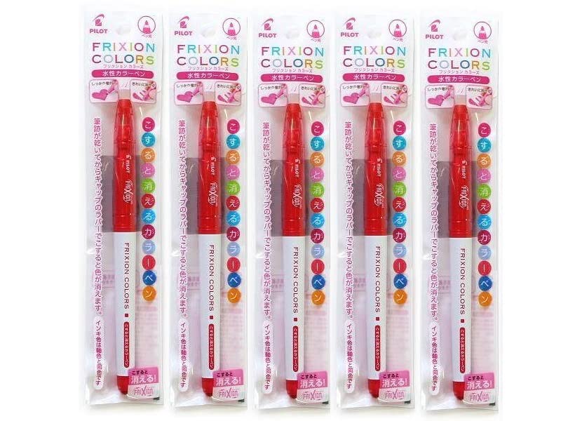 

Пилот Frixion Colors Красный x 5 ручек P-SFC10M-R