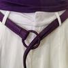 Simple Women's Belt Belt Wave Floss Design Decorative Belt