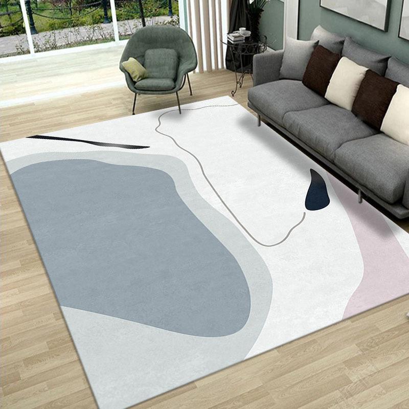 Light Luxury Nordic Living Room Soft Carpet Bedroom Decor Dirt-resistant Thick Carpets Room Decoration Teenager Rugs Lounge Rug