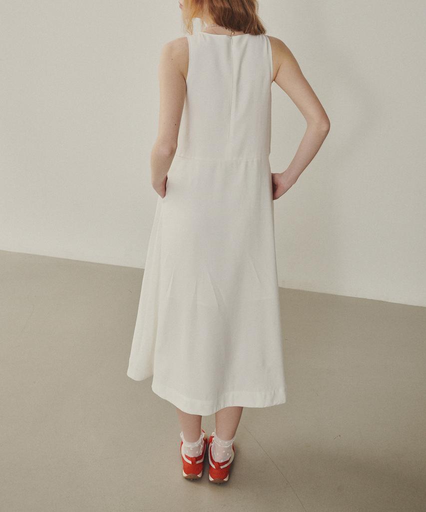 Melly And Rose Flare Long Dress (315300)_White