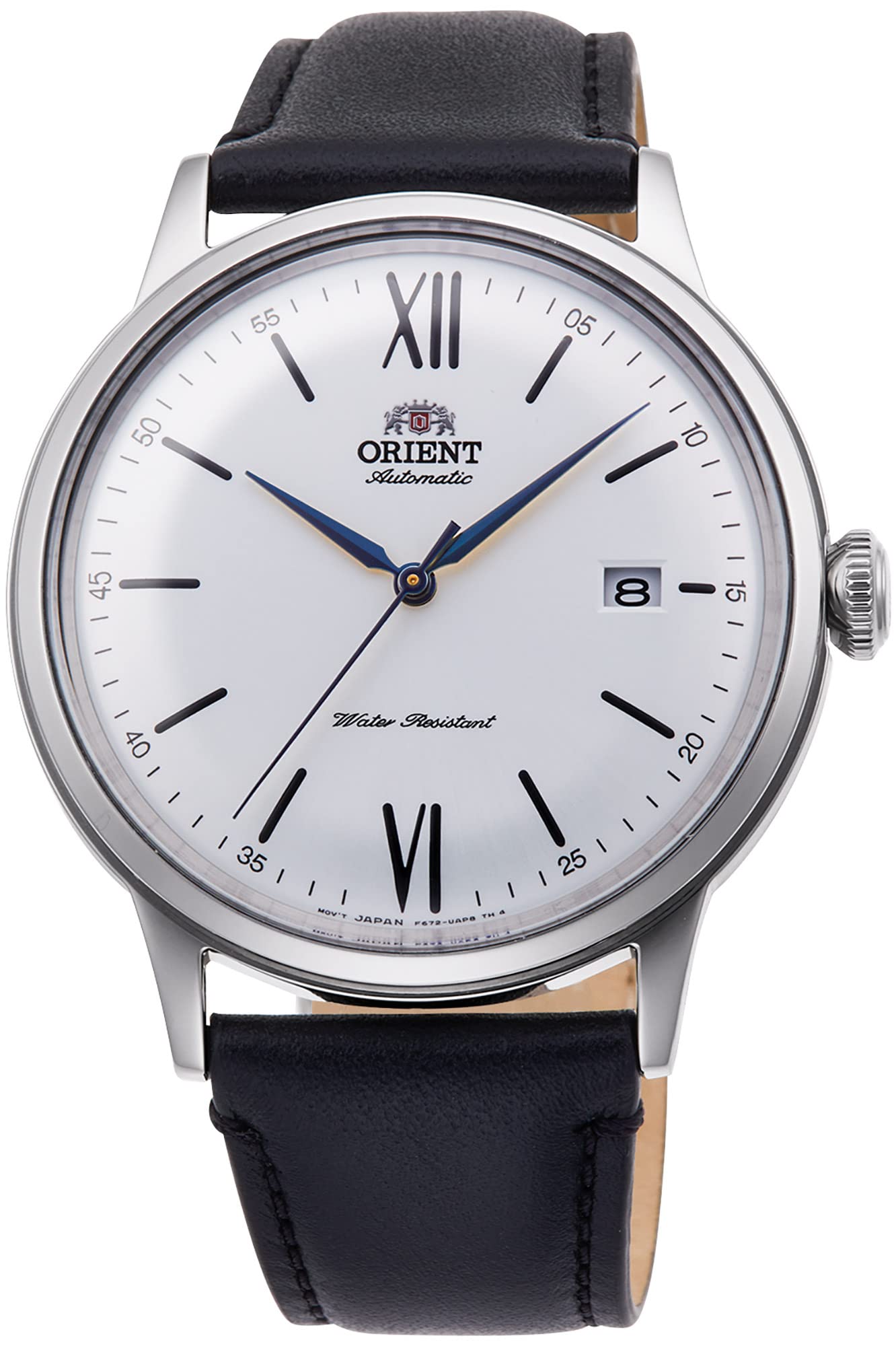 

Orient Automatic Watch RA-AC0022S10B, Leather Silver, Strap