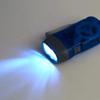 3 LED Dynamo Wind Up Flashlight Hand-pressing Crank NR No Battery Torch Camping Lamp Light for Outdoor Home Blue