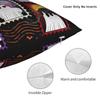 KPop Demon Hunters Saja Boys Halloween Pillowcase Printed Polyester Cushion Cover Decor  Throw Pillow Case Cover Home Zippered
