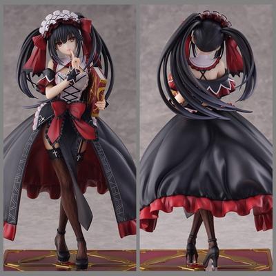 Date A Live Anime Girl Tokisaki Kurumi Whispering Chapter Nightmare Dress Action Figure Collectible Toy Christmas Gift For Fans