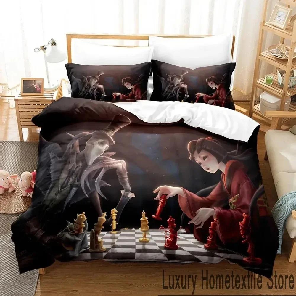 Game Identity V Anime Sleep Bedding Collection Boys Girls Twin Size Queen Dimension King Size Size Bedspread Cover Pillowcase Bed boys Adult Household