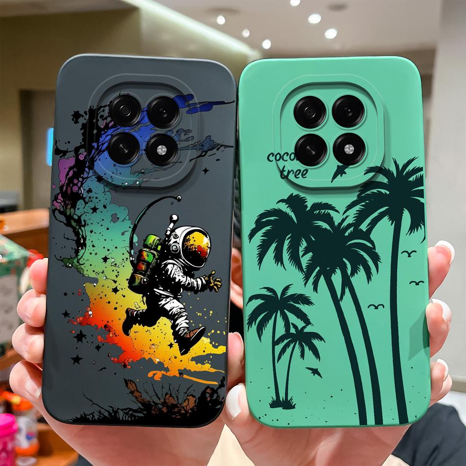 For Oppo A5 Pro 5G Phone Case Cute Cartoon Back Cover For Oppo A 5 2025 Full Protection Soft Liquid Silicone Anti Drop Housing
