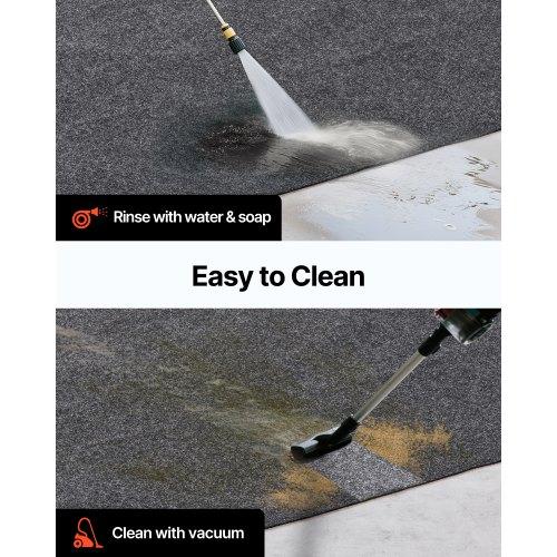 VEVOR Garage Floor Mat, 2.3 x 5.79 M Waterproof Protection from Water,Snow, Rain,Mud and Oil for Cars