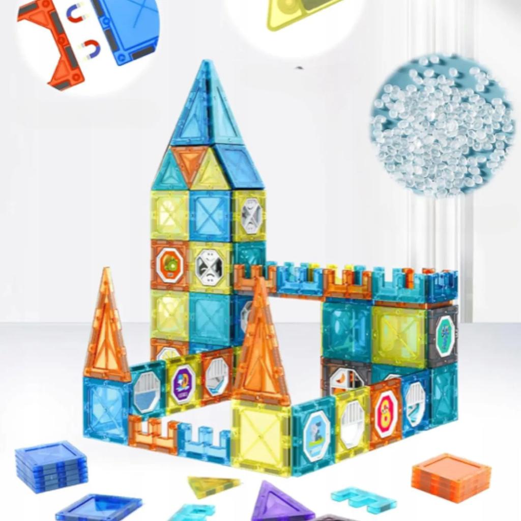 Magnetic Blocks For Children 3D Educational Large Smart Ball Track 138El