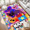 Benutzerdefinierter Name Personalisierter Poppy Playtime Druck Teppich, Vielseitiger Wohnkultur Teppich, für Spielzimmer, Wohnung, Balkon, Eingangsbereich, Flur Geschenk