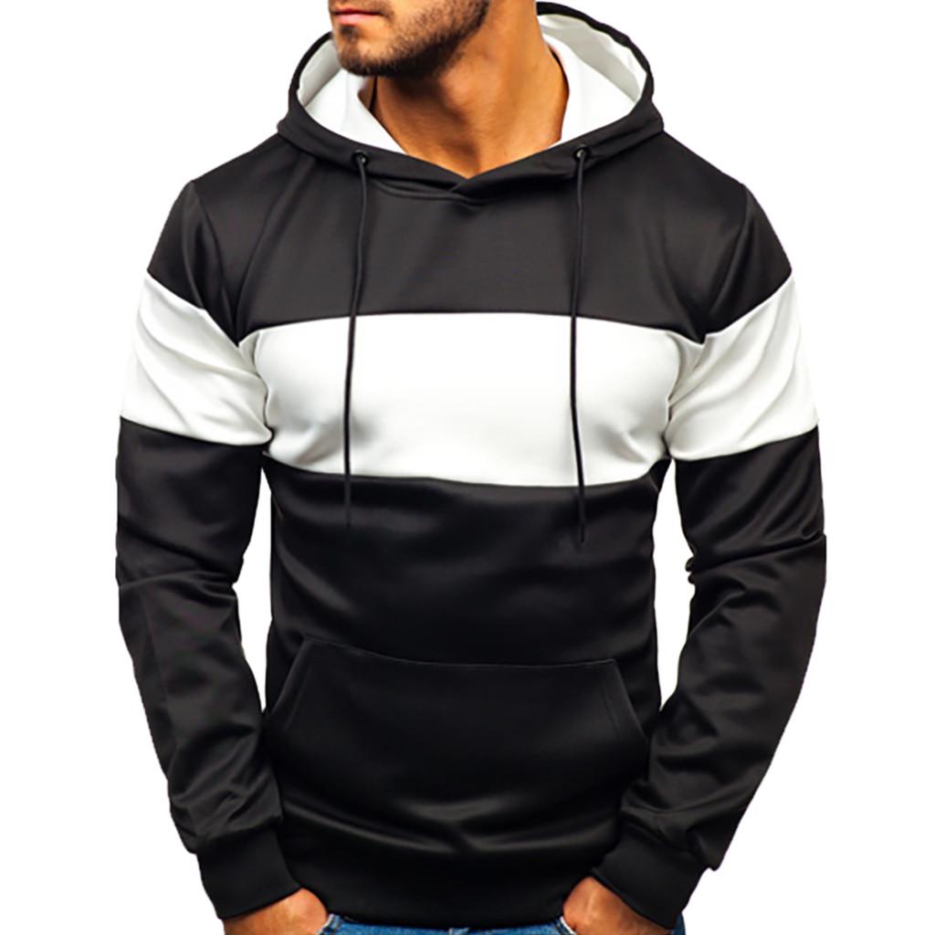 disiren Hooded Shirt Sweatshirt Mens Casual Patchwork Slim Hoodie Jacket disiren Hooded Shirt Sweatshirt Mens Casual Patchwork Slim Hoodie Jacket