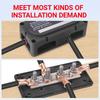 Power Distribution Block Module Heavy Duty Bus Bar 4 Studs Single Row 12-48V Copper Nickel Nylon M6 M8 M10 For Truck Car Boat