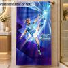 Beach TowelErling Haaland Custom Name Text Personalized Soft Towel for Beach Pool Indoor Home Decor Gift