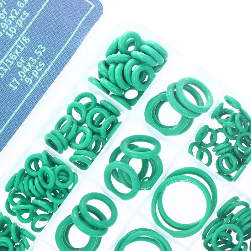 595/1020Pcs Nitrile Rubber O Rings Kit Automotive Ac Plumbing Faucet Gaskets Car Air Conditioning Compressor Seals O-Ring