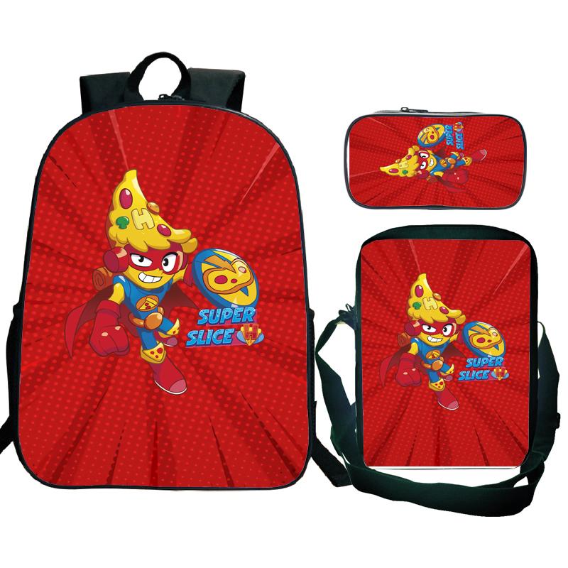 3Pcs/set Superzings Kazoom Kids Backpack Superthings Teenager Students Schoolbag Rucksack Children Laptop Daypack