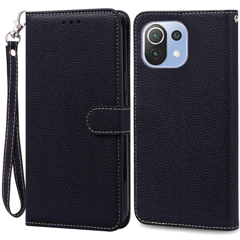 Mi 11 Lite Deksel For Xiaomi Mi 11 Lite 5G NE Lær Lommebok Flipdeksel For Xiaomi Mi 11 Lite Deksel Mi11 11i Cover Coque Fundas
