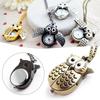 Flip Style Hang Watch Classic Necklace Clock Pocket Watch Keychain  For Unisex Adults Children