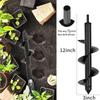 Garden Auger Drill Bit Auger For Drilling Holes & Loosening Soil Flowers Vegetable Fence Post Garden Scarifying Tool Accessory
