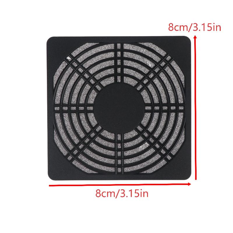 60 80 90 120 150Mm Fan Dustproof Filter Dust Net Protective Net Axial Fan Dustproof Filter Grill For Computer Industrial Cooling