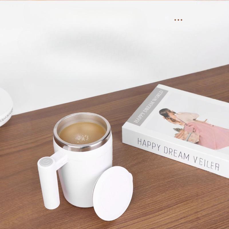 Automatic Stirring Cup Electric Shaker Bottle USB Rechargeable Magnetic Coffee Cup Smart Insulated Tumbler