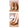 Winter Cotton Shoes for Women, Retro Boken Cotton Boots with Thick Velvet Snow Boots for Women