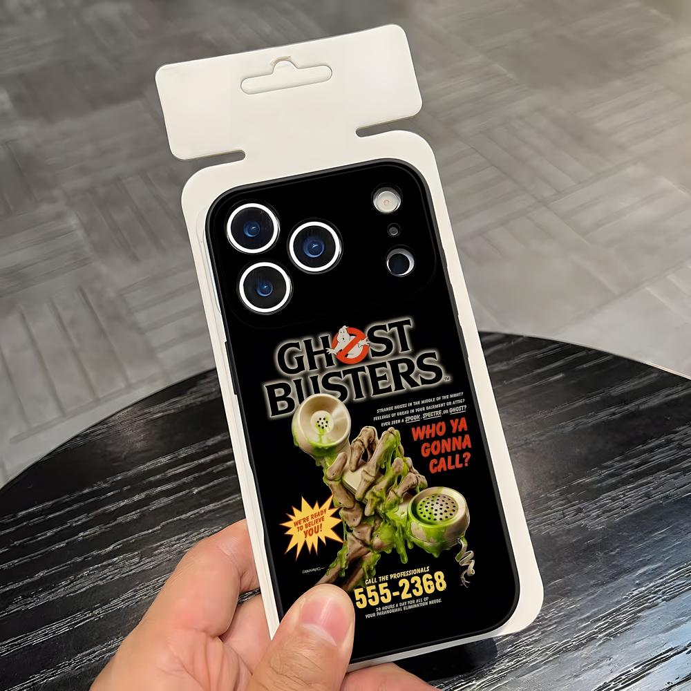 Movie E-Extreme G-Ghostbusters Phone Case For IPhone 17 Air 16 E Pro Max 15 14 13 Mini 12 Pro 11 Max Plus Black Soft Shell