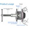 13PCS Car Disc Brake Pump Caliper Removal Piston Adapter Compressor Set Rewind Back Brake Repair Tools Auto Accessories