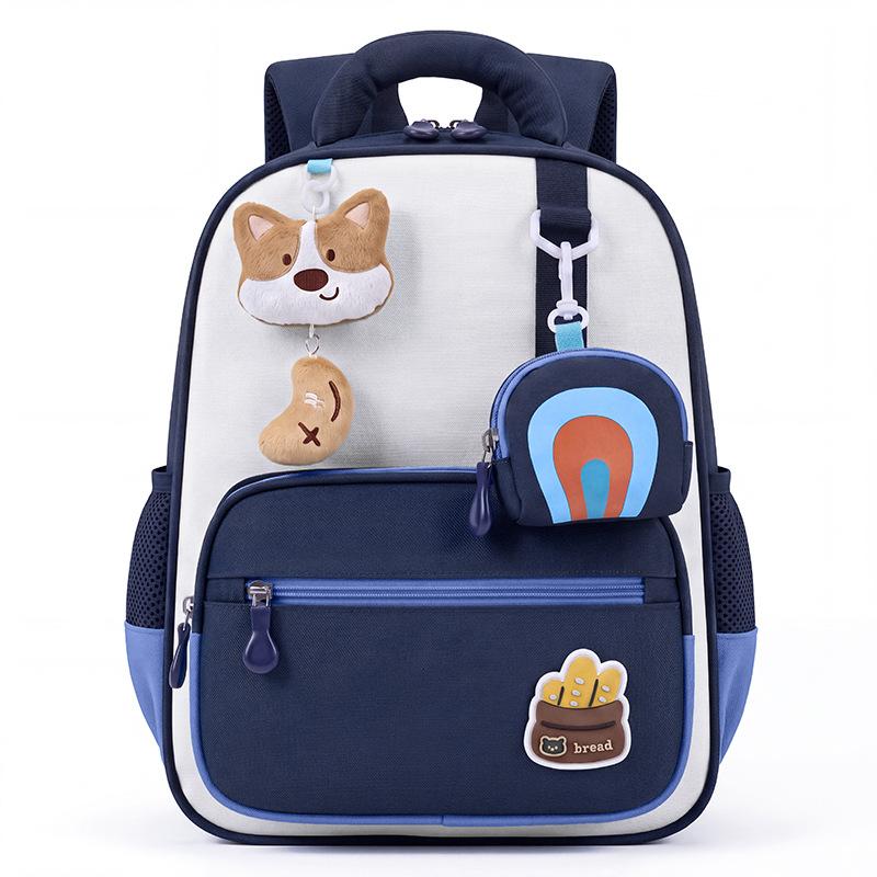 Cartoon Children's Backpack for Kindergarten Babies Back-supporting Schoolbag for Protecting The Spine