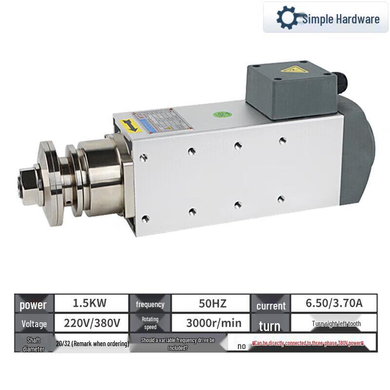 

1.5KW High-Speed Precision Grinding Motor CN plug (adapter included)