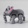 Cute Grey Elephant 3D Printed Toys Joints Movable Simulation Zoo Elephant Toy Model Home Decoration Children's Souvenir Gift