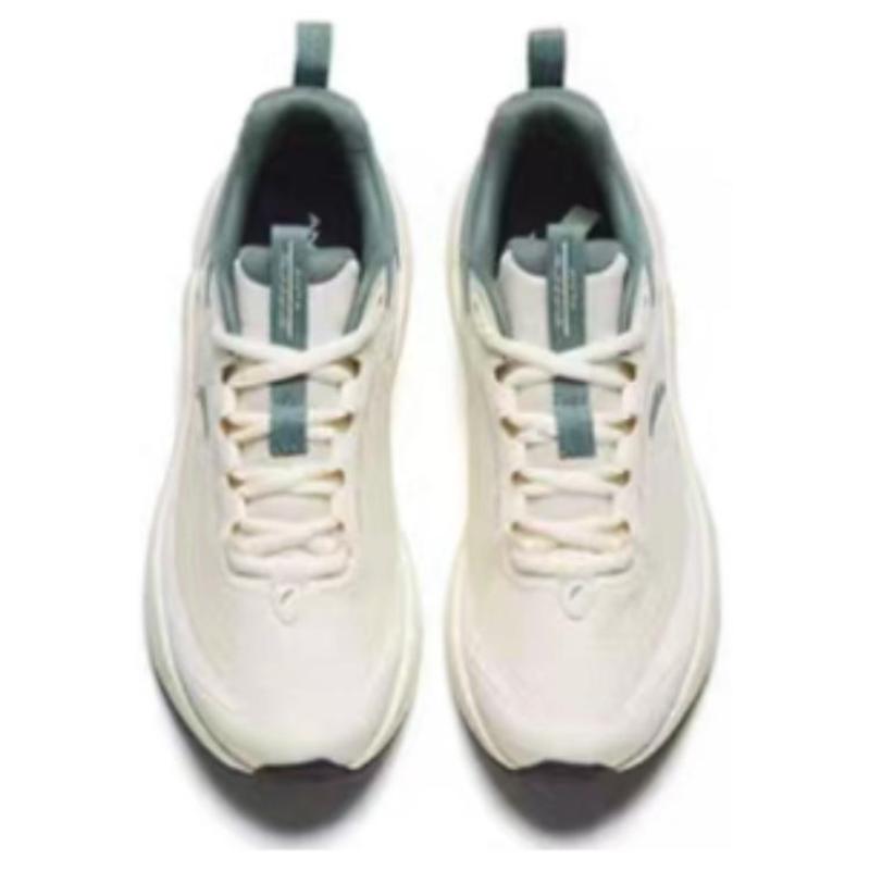 Anta C37+ Anti Slip Wear Resistant Low Top Casual Running Shoes Men's White Green Sneakers 912335537-1