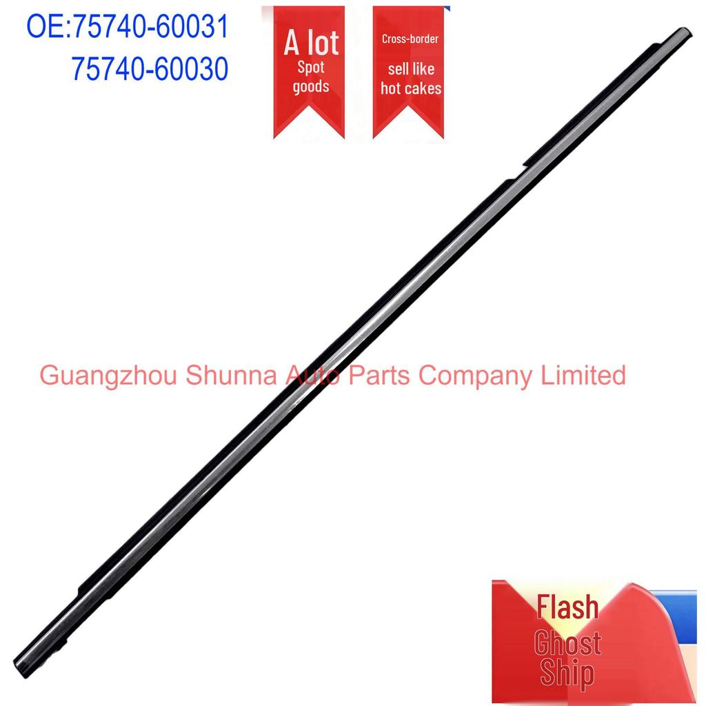 Toyota Land Cruiser 100 Rear Left Door Glass Weatherstrip 75740-60031/60030