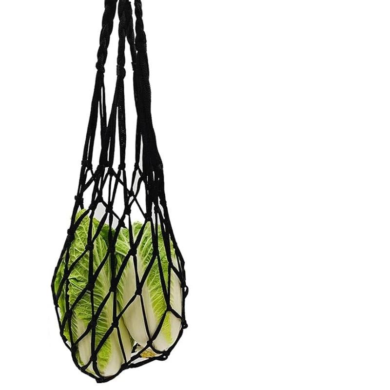 

Hanging Chicken Feeding Net Bag Feeder Bag For Poultry Use Nylon Feeder Bag Automatic Feeder For Farm Vegetable Holder чёрный