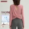 Women's Long Sleeve Yoga and Fitness Top - Autumn Style
