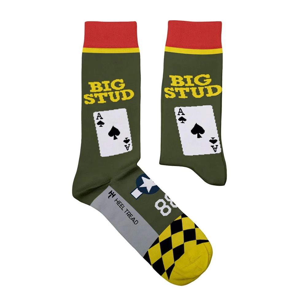 Heel Tread Unisex Adult Big Stud Socks